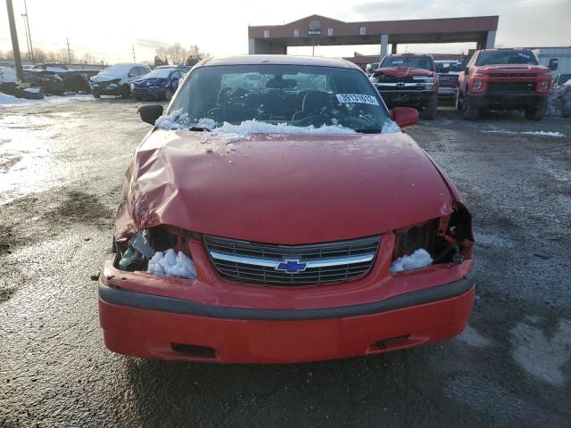 2G1WF52EX49348553 - 2004 CHEVROLET IMPALA RED photo 5