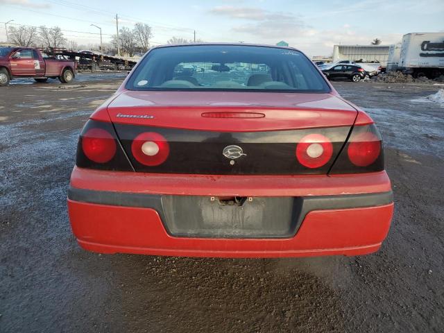 2G1WF52EX49348553 - 2004 CHEVROLET IMPALA RED photo 6