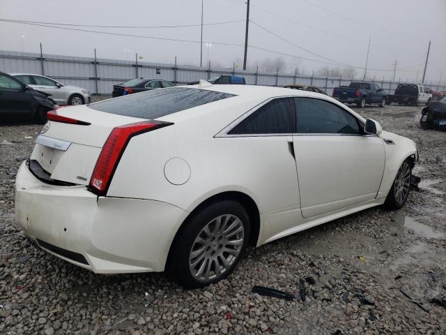 1G6DK1E3XC0142853 - 2012 CADILLAC CTS PERFORMANCE COLLECTION Beyaz fotoğraf 3