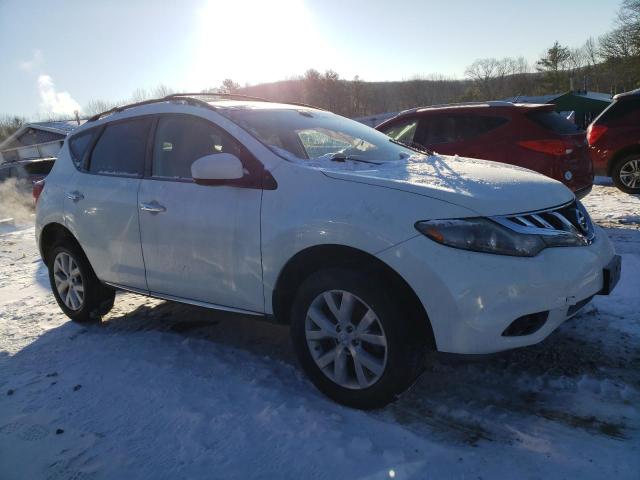 JN8AZ1MW0CW230710 - 2012 NISSAN MURANO S WHITE photo 4