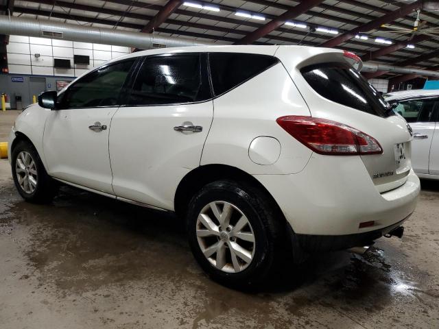 JN8AZ1MU6EW411330 - 2014 NISSAN MURANO S WHITE photo 2