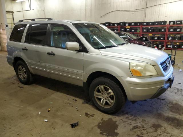 5FNYF18625B005936 - 2005 HONDA PILOT EXL SILVER photo 4