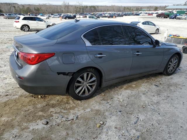 JN1BV7AP9FM334336 - 2015 INFINITI Q50 BASE GRAY photo 3