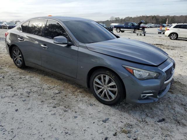 JN1BV7AP9FM334336 - 2015 INFINITI Q50 BASE GRAY photo 4