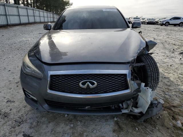 JN1BV7AP9FM334336 - 2015 INFINITI Q50 BASE GRAY photo 5