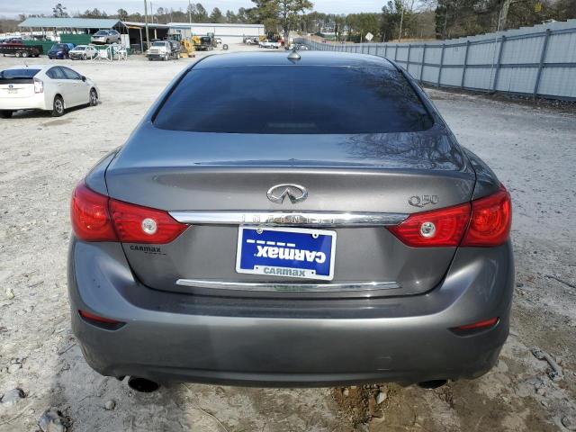 JN1BV7AP9FM334336 - 2015 INFINITI Q50 BASE GRAY photo 6