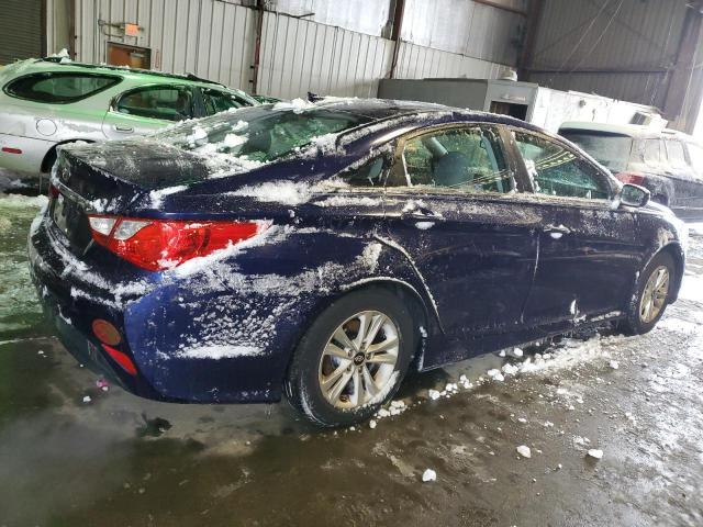 5NPEB4AC2EH901395 - 2014 HYUNDAI SONATA GLS BLUE photo 3