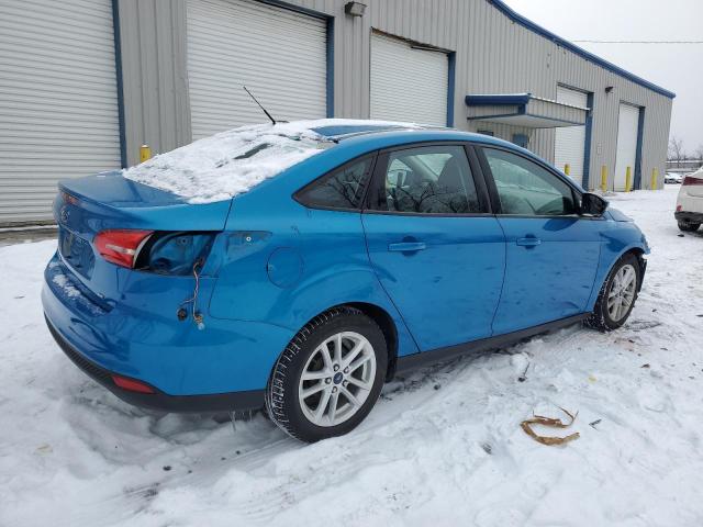 1FADP3F24FL387334 - 2015 FORD FOCUS SE BLUE photo 3