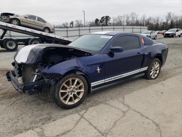 1ZVBP8AN4A5139756 - 2010 FORD MUSTANG BLUE photo 1