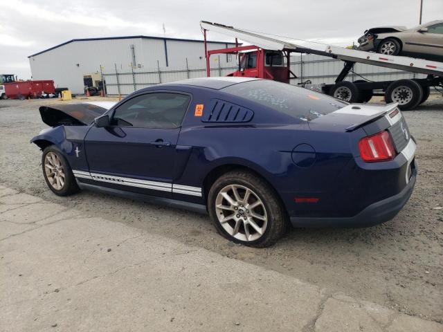 1ZVBP8AN4A5139756 - 2010 FORD MUSTANG BLUE photo 2