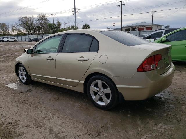 1HGFA16898L037313 - 2008 HONDA CIVIC EX BEIGE photo 2