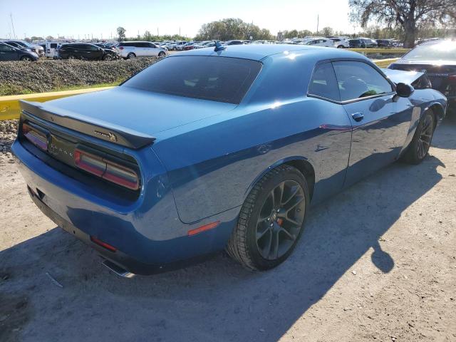 2C3CDZFJ0MH673785 - 2021 DODGE CHALLENGER R/T SCAT PACK BLUE photo 3