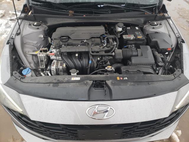 KMHLS4AG5PU406350 - 2023 HYUNDAI ELANTRA SEL GRAY photo 11