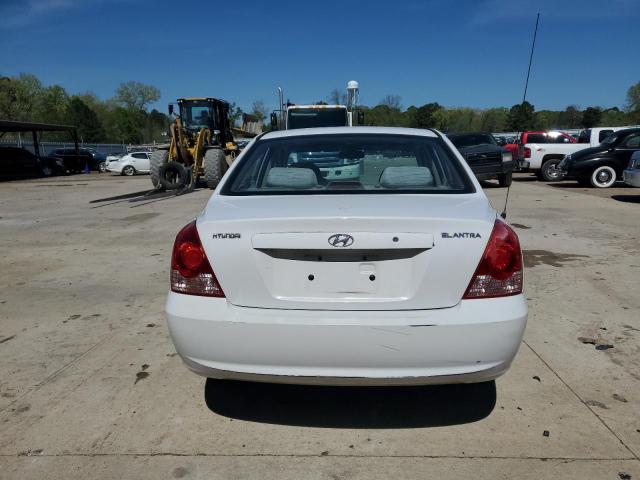 KMHDN46DX6U209196 - 2006 HYUNDAI ELANTRA GL WHITE photo 6