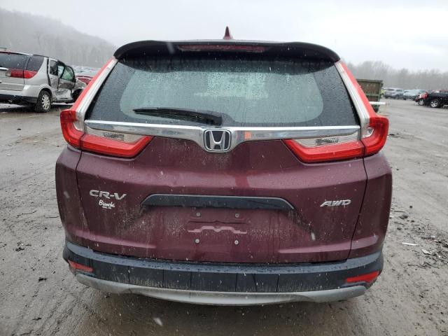 2HKRW6H37JH233871 - 2018 HONDA CR-V LX BURGUNDY photo 6