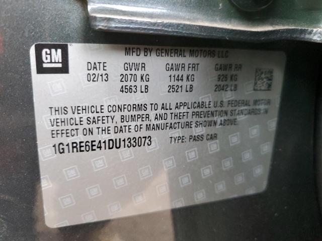 1G1RE6E41DU133073 - 2013 CHEVROLET VOLT GRAY photo 12