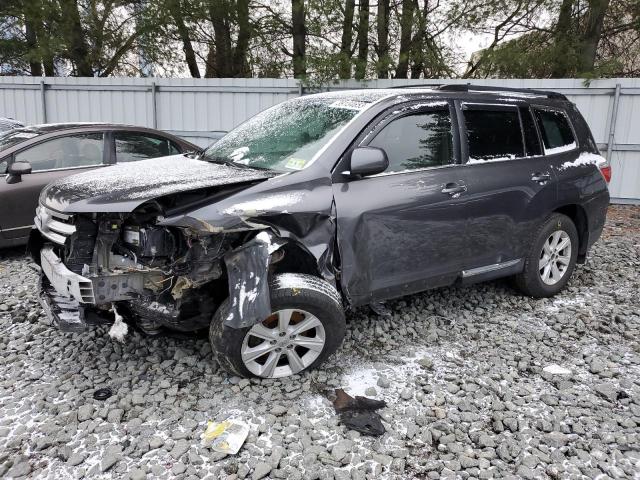 5TDBK3EHXDS179606 - 2013 TOYOTA HIGHLANDER BASE Сұр фото 1