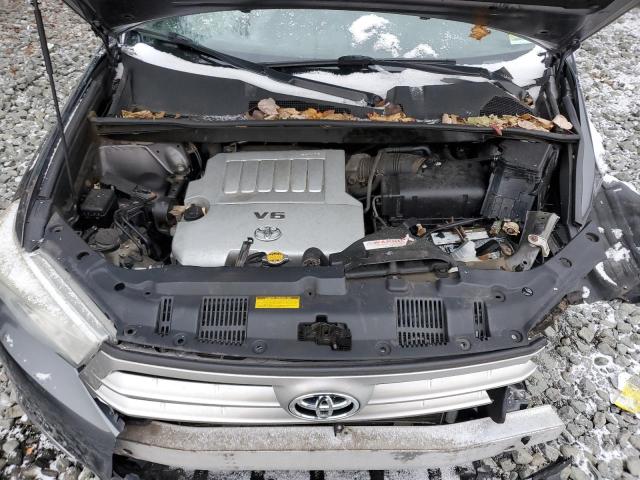 5TDBK3EHXDS179606 - 2013 TOYOTA HIGHLANDER BASE Сұр фото 12