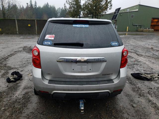 2CNFLCEC9B6324950 - 2011 CHEVROLET EQUINOX LS SILVER photo 6