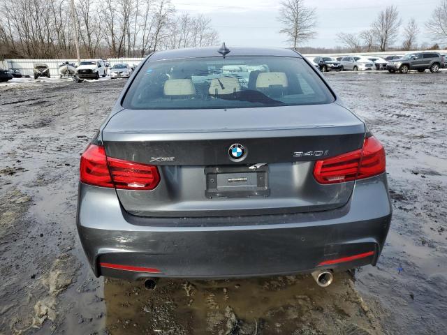 WBA8B7G56JNU95295 - 2018 BMW 340 XI GRAY photo 6