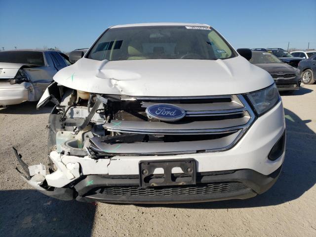 2FMTK3G97FBB55435 - 2015 FORD EDGE SE WHITE photo 5