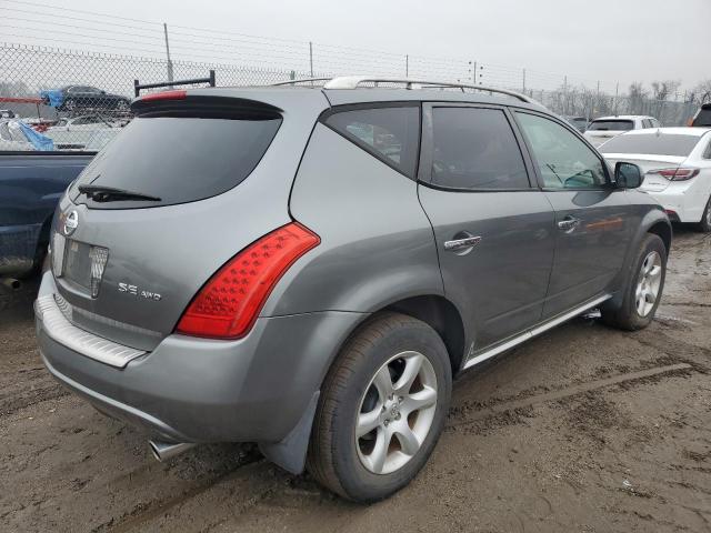 JN8AZ08W76W515669 - 2006 NISSAN MURANO SL GRAY photo 3