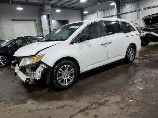 5FNRL5H68CB127654 - 2012 HONDA ODYSSEY EXL WHITE photo 1