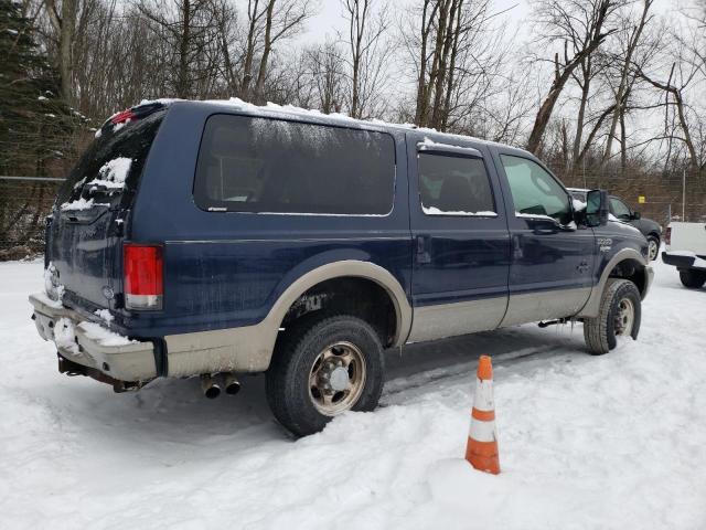 1FMNU45S94EB68896 - 2004 FORD EXCURSION EDDIE BAUER BLUE photo 3