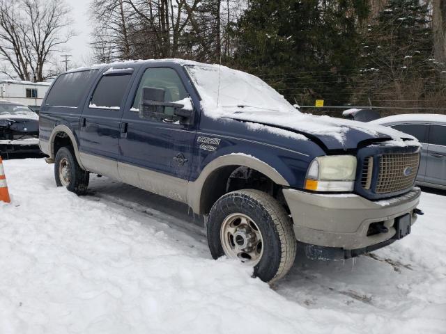 1FMNU45S94EB68896 - 2004 FORD EXCURSION EDDIE BAUER BLUE photo 4