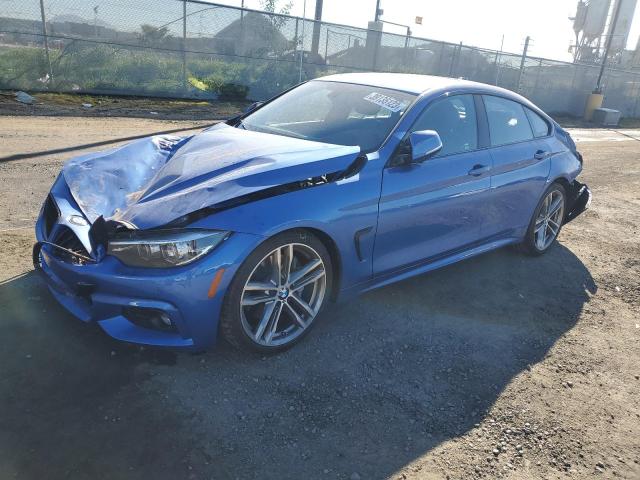 WBA4J1C50KBM17814 - 2019 BMW 430I GRAN COUPE BLUE photo 1