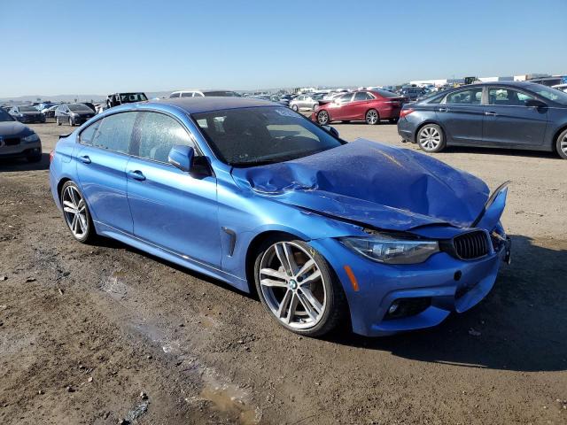 WBA4J1C50KBM17814 - 2019 BMW 430I GRAN COUPE BLUE photo 4