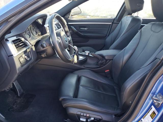 WBA4J1C50KBM17814 - 2019 BMW 430I GRAN COUPE BLUE photo 7