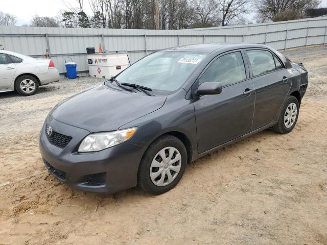 1NXBU4EE4AZ251750 - 2010 TOYOTA COROLLA BASE GRAY photo 1