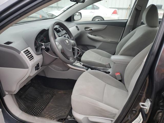 1NXBU4EE4AZ251750 - 2010 TOYOTA COROLLA BASE GRAY photo 7