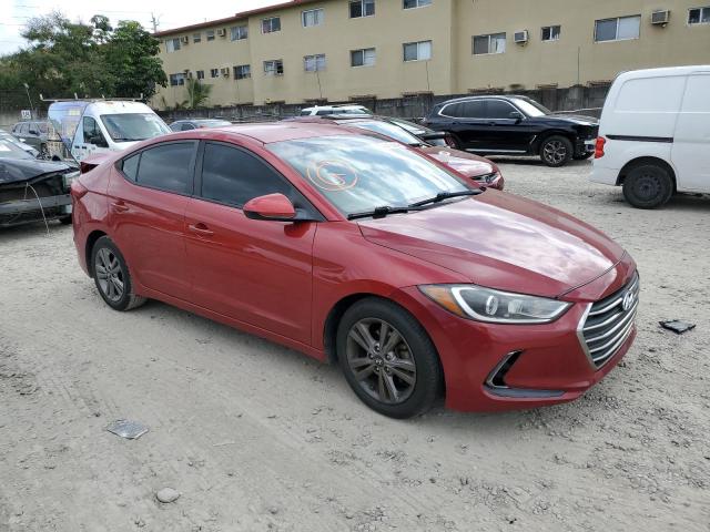 5NPD84LF6HH082820 - 2017 HYUNDAI ELANTRA SE RED photo 4