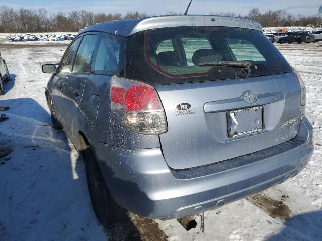 2T1KR32E27C646598 - 2007 TOYOTA COROLLA MA XR BLUE photo 2