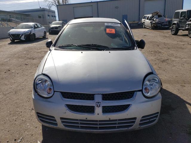 1B3ES56C73D181921 - 2003 DODGE NEON SXT SILVER photo 5