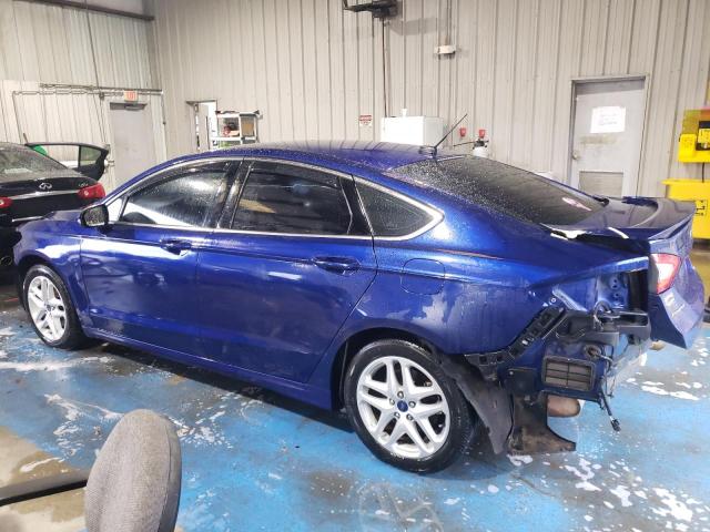 3FA6P0HD1ER327047 - 2014 FORD FUSION SE BLUE photo 2