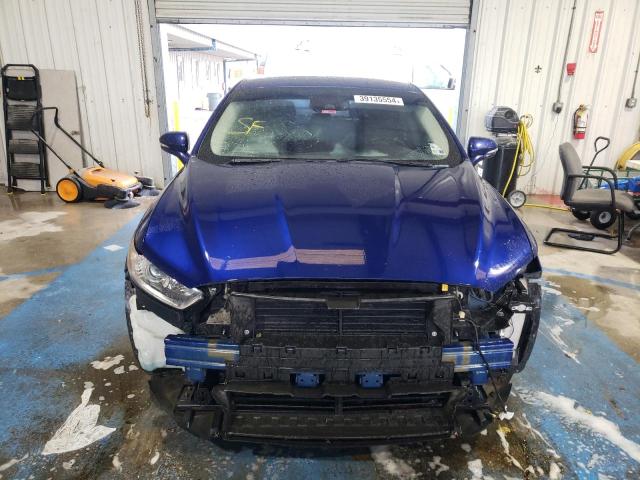 3FA6P0HD1ER327047 - 2014 FORD FUSION SE BLUE photo 5