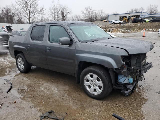 2HJYK16507H536728 - 2007 HONDA RIDGELINE RTL GRAY photo 4