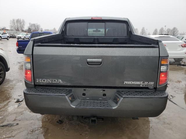 2HJYK16507H536728 - 2007 HONDA RIDGELINE RTL GRAY photo 6