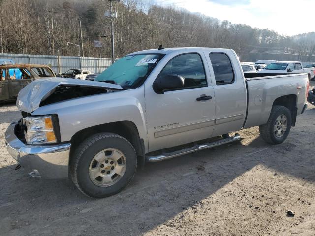 1GCRKSE74CZ134478 - 2012 CHEVROLET SILVERADO K1500 LT SILVER photo 1