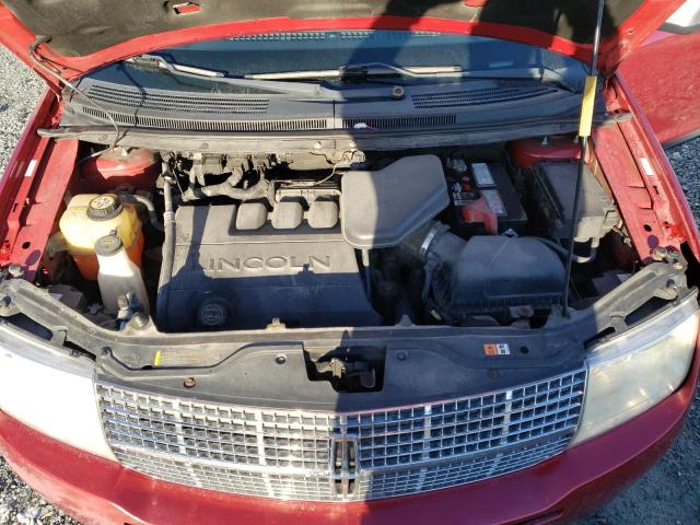 2LMDU88C08BJ00791 - 2008 LINCOLN MKX RED photo 12