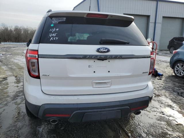 1FM5K8D85FGB93885 - 2015 FORD EXPLORER XLT WHITE photo 6