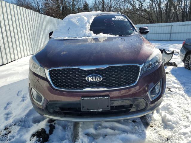 5XYPHDA58GG133098 - 2016 KIA SORENTO EX PURPLE photo 5