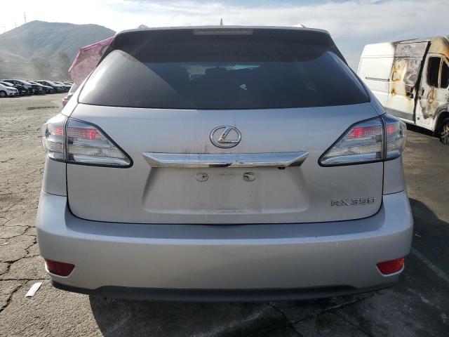 2T2ZK1BA6CC078124 - 2012 LEXUS RX 350 SILVER photo 6