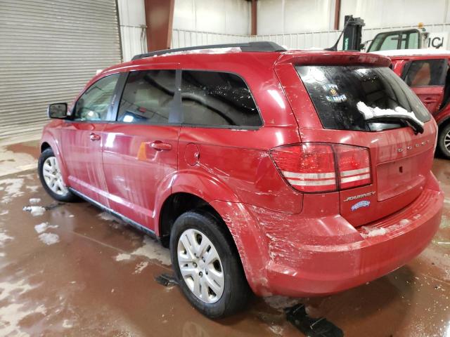 3C4PDCAB8GT166400 - 2016 DODGE JOURNEY SE RED photo 2