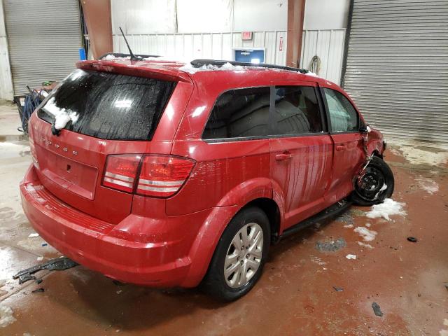 3C4PDCAB8GT166400 - 2016 DODGE JOURNEY SE RED photo 3