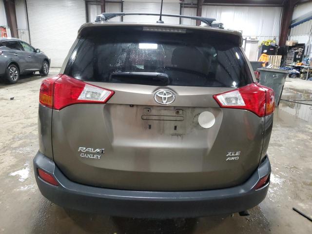 2T3RFREV2EW139614 - 2014 TOYOTA RAV4 XLE BROWN photo 6