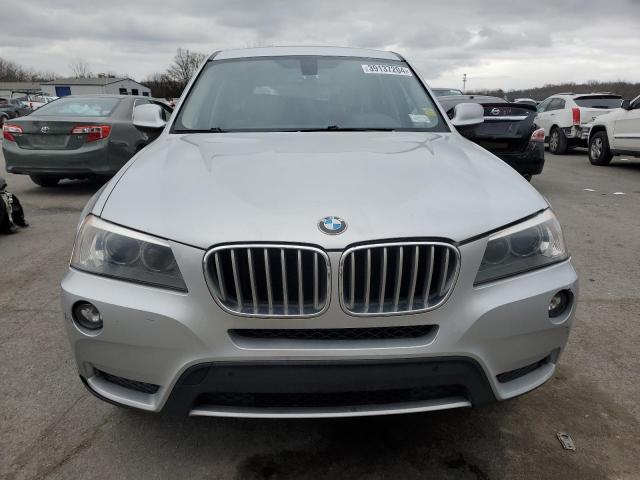 5UXWX9C50D0A19415 - 2013 BMW X3 XDRIVE28I SILVER photo 5